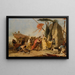 Spotkanie Antoine'a i Kleopatry - Giovanni Battista Tiepolo — oprawiony obraz na ścianie