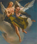 Dwóch aniołów w locie - Giovanni Battista Tiepolo — widok dzieła
