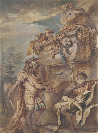 Giovanni Benedetto Castiglione - Alexander at the Tomb of Cyrus.webp