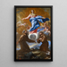 L'Immaculée Conception avec les saints François d'Assise et Antoine de Padoue - Giovanni Benedetto Castiglione — oprawiony obraz na ścianie