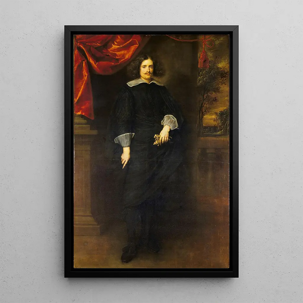 portretu szlachcica - Giovanni Bernardo Carbone — oprawiony obraz na ścianie
