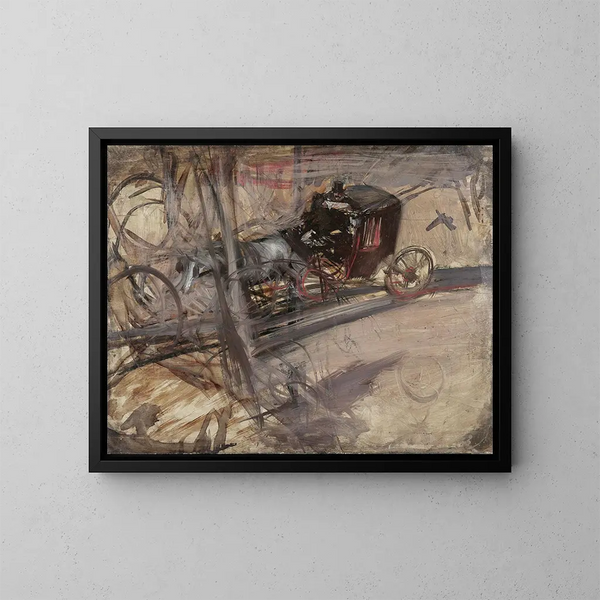 Le cocher - Giovanni Boldini — oprawiony obraz na ścianie