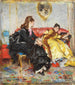 dwóch kobiet siedzących w wnętrzu - Giovanni Boldini — widok dzieła
