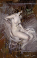 Nu de jeune fille assise Nu couleur perle - Giovanni Boldini — widok dzieła