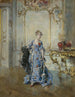 Ostatni spojrzenie w lustrze - Giovanni Boldini — widok dzieła