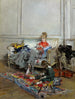 Młoda kobieta robiąca na drutach - Giovanni Boldini — widok dzieła