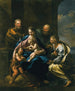 La Vierge et l'Enfant avec les saints - Giovanni Domenico Ferretti — widok dzieła