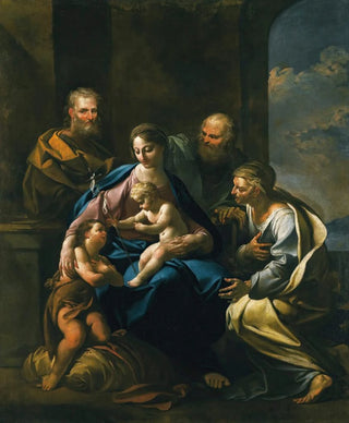 Giovanni Domenico Ferretti - The Virgin And Child With Saints.webp