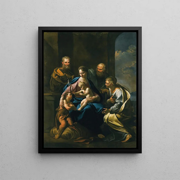 Giovanni Domenico Ferretti - The Virgin And Child With Saints.webp