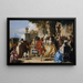 Tańcząca na wsi - Giovanni Domenico Tiepolo — oprawiony obraz na ścianie
