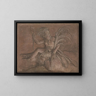 Giovanni Domenico Tiepolo - Allegorical Figure Representing America.webp