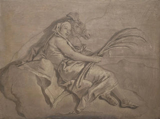 Giovanni Domenico Tiepolo - Allegorical Figure Representing Asia.webp