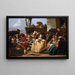 Scena karnawałowa lub Menuet - Giovanni Domenico Tiepolo — oprawiony obraz na ścianie