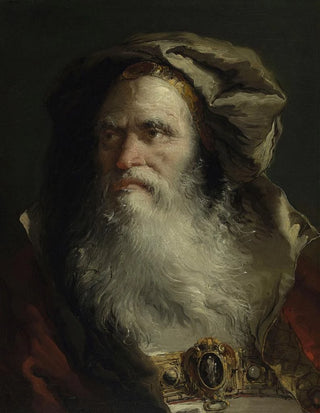 Giovanni Domenico Tiepolo - Head of a Philosopher.webp