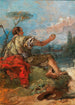 Paryż trzymający jabłko - Giovanni Domenico Tiepolo — widok dzieła
