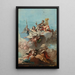 Triumf Cnoty - Giovanni Domenico Tiepolo — oprawiony obraz na ścianie