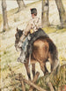 Kawaler w rozpoznaniu - Giovanni Fattori — widok dzieła