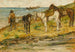 pejzaż z końmi - Giovanni Fattori — widok dzieła