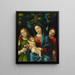La Vierge à l'Enfant et les saintes Madeleine et Catherine - Giovanni Francesco Caroto — oprawiony obraz na ścianie