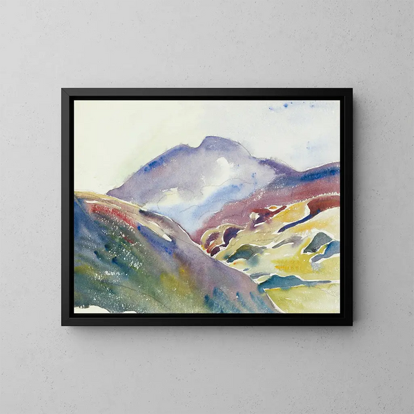 pejzażu alpejskiego - Giovanni Giacometti — oprawiony obraz na ścianie