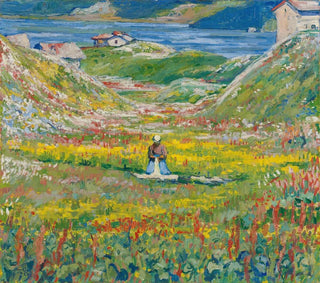 Dolina w kwiatach - Giovanni Giacometti — widok dzieła
