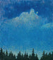 Jasny księżyc - Giovanni Giacometti — widok dzieła