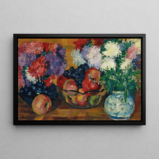 Giovanni Giacometti - Stillleben Mit Astern pfeln Und Trauben.webp