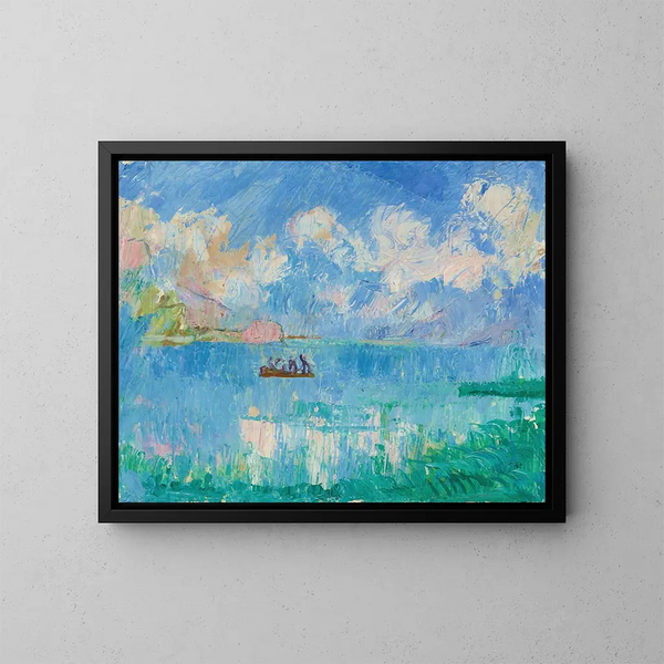 Les Pêcheurs - Giovanni Giacometti — oprawiony obraz na ścianie