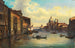 Wenecji, Wielki Kanał z Santa Maria della Salute i Punta della Dogana w oddali - Giovanni Grubacs — widok dzieła