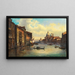 Wenecji, Wielki Kanał z Santa Maria della Salute i Punta della Dogana w oddali - Giovanni Grubacs — oprawiony obraz na ścianie