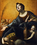 Świętej Praxedy - Giovanni Lanfranco — widok dzieła
