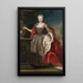 Portret Anne Christine de Sulzbach 1704-1723 - Giovanni Panealbo — oprawiony obraz na ścianie