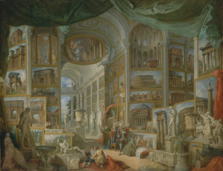 Rzym starożytny - Giovanni Paolo Panini — widok dzieła