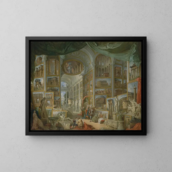 Rzym starożytny - Giovanni Paolo Panini — oprawiony obraz na ścianie