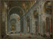 Wnętrza Świętego Piotra w Rzymie - Giovanni Paolo Panini — widok dzieła