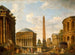 Roman Caprice: Le Panthéon et autres monuments - Giovanni Paolo Panini — widok dzieła