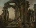 Ruiny rzymskie - Giovanni Paolo Panini — widok dzieła