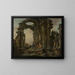 Ruiny rzymskie - Giovanni Paolo Panini — oprawiony obraz na ścianie