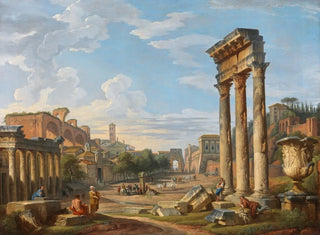 Le Forum romain - Giovanni Paolo Panini — widok dzieła