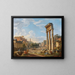 Le Forum romain - Giovanni Paolo Panini — oprawiony obraz na ścianie
