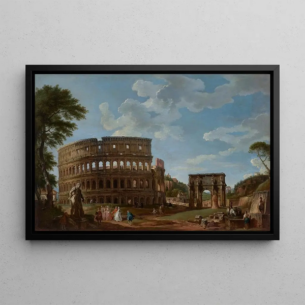 Giovanni Paolo Panini - View of the Colosseum and the Arch of Constantine.webp