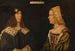 Podwójny portret młodego mężczyzny i młodej kobiety - Giovanni Paolo d'Agostino — widok dzieła