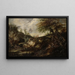 Figures dans un paysage boisé - Giovanni Peruzzini — oprawiony obraz na ścianie