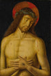 Chrystus jako człowiek cierpienia - Giovanni Santi — widok dzieła