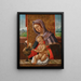 La Vierge à l'Enfant, un paysage au-delà - Giovanni Speranza — oprawiony obraz na ścianie