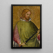 Święty Martin trzymający swój miecz - Giovanni di Bartolomeo Cristiani — oprawiony obraz na ścianie