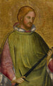 Święty Martin trzymający swój miecz - Giovanni di Bartolomeo Cristiani — widok dzieła