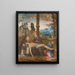 Pietà - Giovanni di Lorenzo Larciani — oprawiony obraz na ścianie