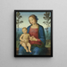 La Vierge à l'Enfant dans un paysage - Giovanni di Pietro — oprawiony obraz na ścianie