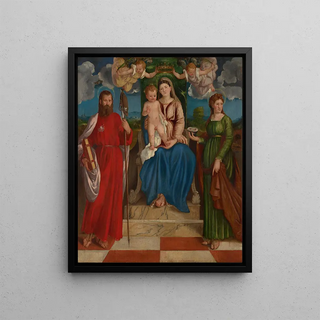 Girolamo Denti - The Madonna and Child with Saint James and Saint Lucy.webp